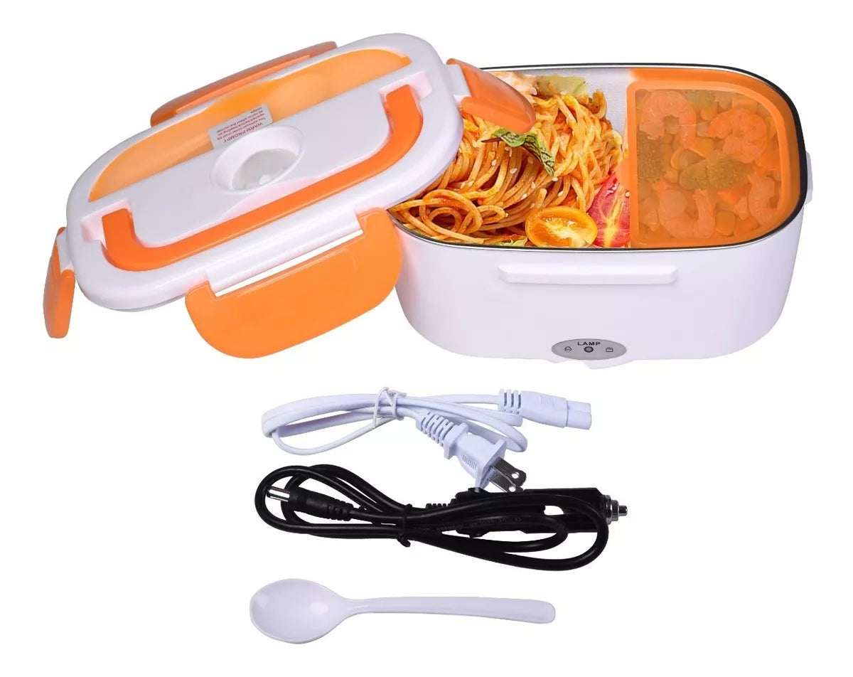 LONCHERA ELECTRICA NARANJA - PORTA COMIDA