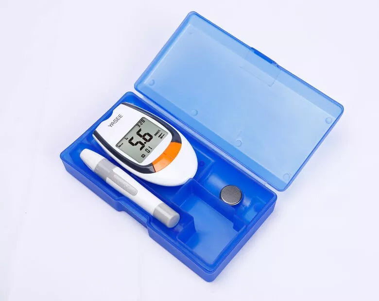 MEDIDOR DE LA GLUCOSA EN SANGRE + KIT DE LÁPIZ DE LANCET, LANCETA Y AGUJAS DE EXTRACCIÓN