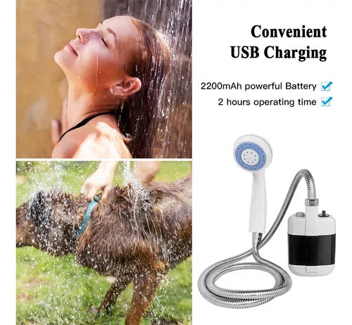 DUCHA ELECTRICA PORTATIL RECARGABLE