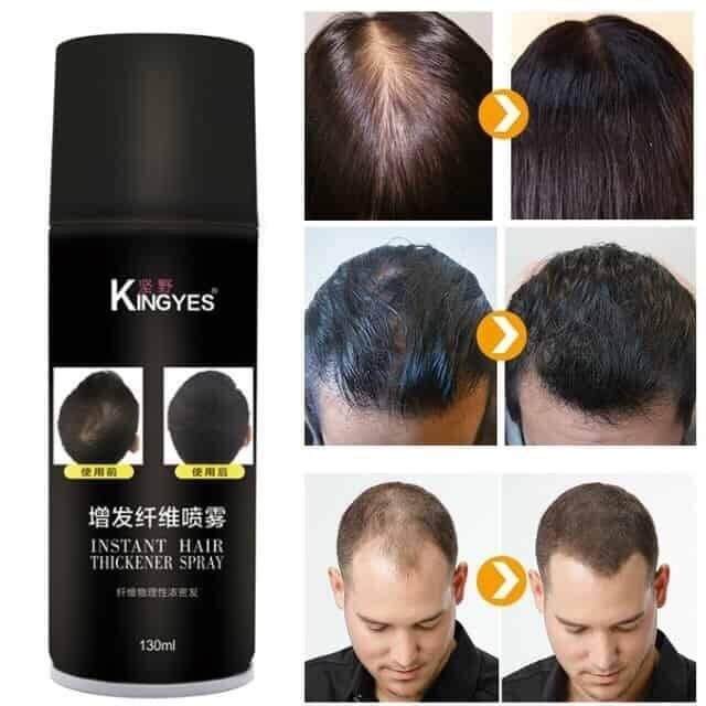 SPRAY PARA EL CABELLO TAPA CANAS Y DISIMULADOR DE ALOPECIA. MUJERES Y HOMBRES.